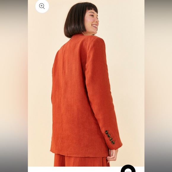 FARM Rio Orange Blazer - Picture 11 of 11